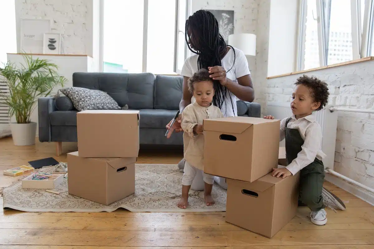 déménagement enfants