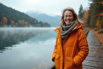 Paysage verdoyant de Lanaudière avec arbres et nature environnante