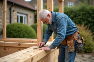 Dépendance construite sur un terrain pour location saisonnière