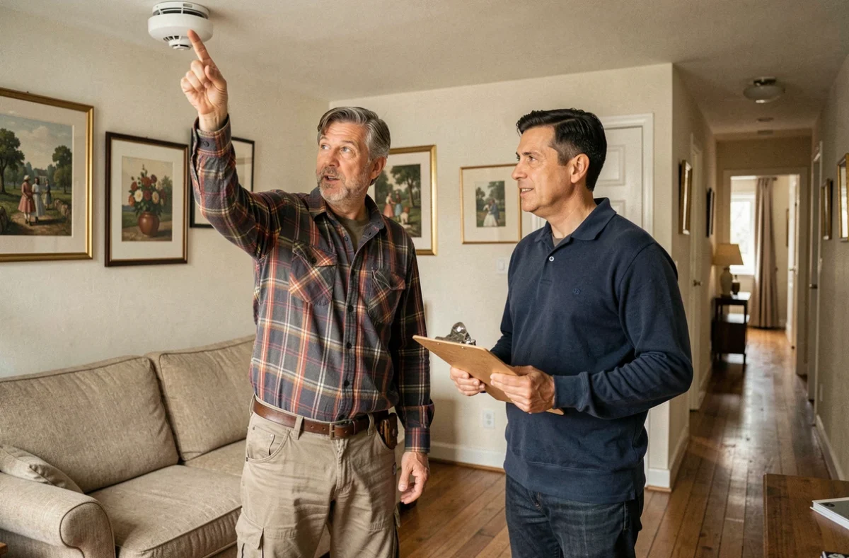 Inspection d'un appartement par un expert en assurance habitation à Bourgoin-Jallieu